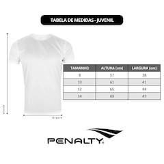 Camiseta Penalty Manga Curta X - Juvenil - Foto 3