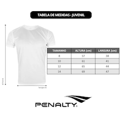 Camiseta Penalty Manga Curta X - Juvenil - Foto 5
