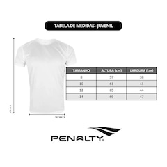 Camiseta Penalty Manga Curta X - Juvenil - Foto 4