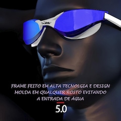 Óculos de Natação Gold Sports Snake Pro Performance 5.0 - Adulto - Foto 4