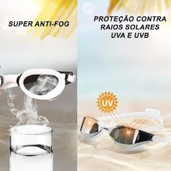 Óculos de Natação Gold Sports Snake Pro Performance 5.0 - Adulto - Foto 7