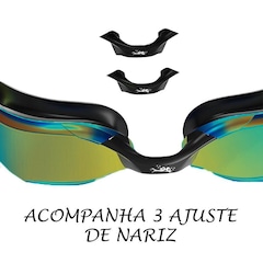 Óculos de Natação Gold Sports Snake Pro Performance 5.0 - Adulto - Foto 3