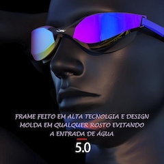 Óculos de Natação Gold Sports Snake Pro Performance 5.0 - Adulto - Foto 6