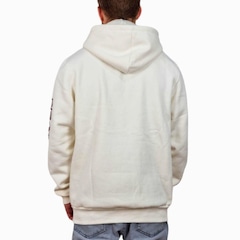 Blusão Moletom Com Capuz Quiksilver Fechado Omni Logo Branco - Masculino - Foto 3