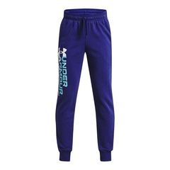 Calça Jogger Under Armour Rival Fleece Graphic - Infantil - Foto 1