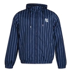 Jaqueta Corta Vento com Capuz New Era New York Yankees Core - Masculina - Foto 1