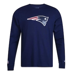 Camiseta New Era New England Patriots Core Manga Longa - Masculina - Foto 1
