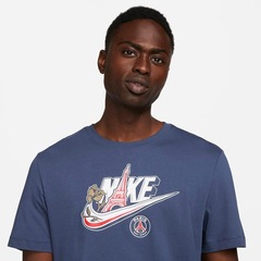 Camiseta Paris Saint-Germain Nike Futura - Masculina - Foto 3