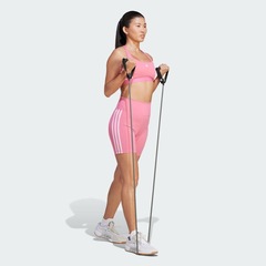Top Fitness com Bojo adidas Médio Suporte Powerreact 3-Stripes - Feminino - Foto 5