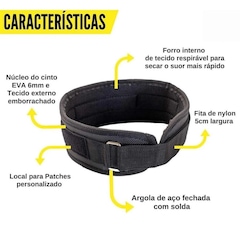 Cinturão para Agachamento Be Stronger Slim - Foto 4