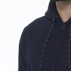 Blusão de Moletom com Capuz Hurley Aberto Circle Icon Bp - Masculino - Foto 2