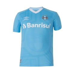 Camisa do Grêmio III 2022 Atleta S/N Celeste Oficial Umbro - Masculina - Foto 1