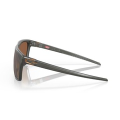 Óculos de Sol Unissex Oakley Leffingwell Matte Grey Smoke Prizm Tungsten - Foto 3