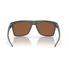 Óculos de Sol Unissex Oakley Leffingwell Matte Grey Smoke Prizm Tungsten - Foto 4