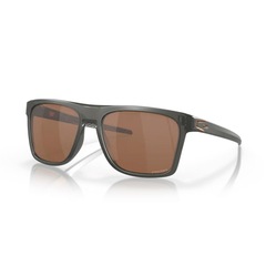 Óculos de Sol Unissex Oakley Leffingwell Matte Grey Smoke Prizm Tungsten - Foto 1