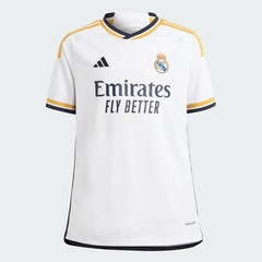 Camisa 1 do Real Madrid 23/24 adidas - Infantil - Foto 2