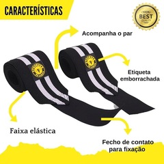 Faixa Elástica de Joelho Be Stronger Adulto - Foto 4