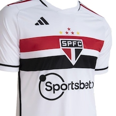 Camisa do São Paulo I 23/24 Torcedor adidas - Masculina - Foto 3