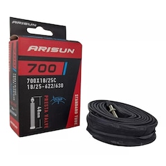Kit de Câmara de Ar Arisun 700 x 18/25 48 mm - 4 unidades - Foto 2