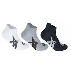 Kit Meias Asics Road Short - 3 pares - Unissex - Foto 1