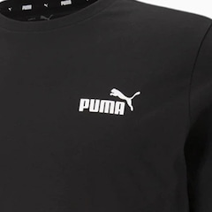 Camiseta Puma Manga Longa Essential Longsleeve Tee - Masculina - Foto 3