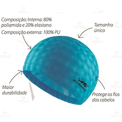 Kit de Natação Gold Sports: Óculos New Shark + Touca + Protetor de Ouvido - Infantil - Foto 3