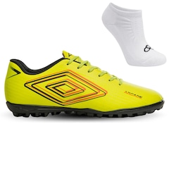 Chuteira Society Umbro Arcade + Meias - Adulto - Foto 1