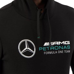 Blusão de Moletom com Capuz Puma Mercedes-AMG Petronas Motorsport F1 - Masculino - Foto 4