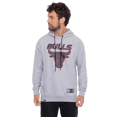 Blusão De Moletom NBA Canguru Chicago Bulls Matrix - Masculino - Foto 1