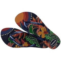 Chinelo Havaianas Slim Tropical - Feminino - Foto 4