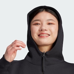 Jaqueta de Moletom com Capuz adidas Z.N.E. Full-Zip - Feminina - Foto 8
