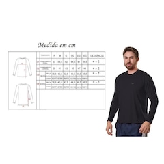 Camiseta Térmica Elite Manga Longa Uv50+ Comfort Fit Esporte - Masculino - Foto 4