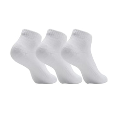 Meia Cano Baixo Under Armour Core Cotton com 3 Pares - Adulto - Foto 3