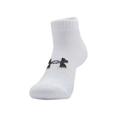 Meia Cano Baixo Under Armour Core Cotton com 3 Pares - Adulto - Foto 4