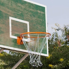 Aro de Basquete Cesta Tamanho Oficial Com Rede Pista E Campo - Foto 5
