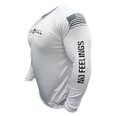 Camiseta Black Skull Manga Longa Dry Fit - Masculina - Foto 2