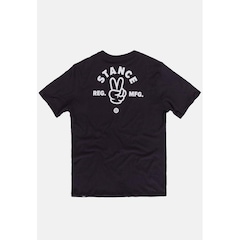 Camiseta Stance Estampa Finger - Masculina - Foto 1