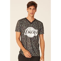 Camiseta Nba Especial Los Angeles Lakers Casual - Masculina - Foto 2