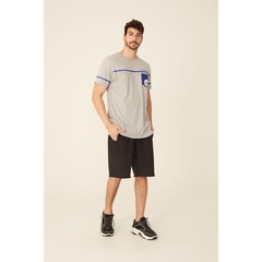 Camiseta NBA Estampada Pocket Philadelphia 76ers Casual - Masculina - Foto 5