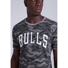 Camiseta NBA Estampada Chicago Bulls Casual - Masculina - Foto 4