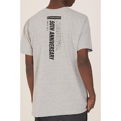Camiseta Starter Edição Especial 50 Years Cinza Mescla - Masculino - Foto 4