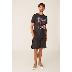 Camiseta NBA Estampada Chicago Bulls Casual - Masculina - Foto 5
