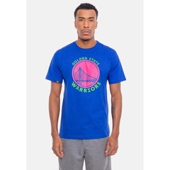 Camiseta NBA Neon Colors Golden State Warriors - Masculina - Foto 4