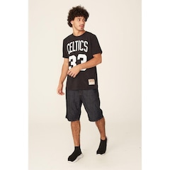 Camiseta Mitchell & Ness Especial Boston Celtics Larry Bird - Masculina - Foto 3
