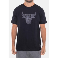 Camiseta NBA Estampada Logo Bulls - Masculina - Foto 4
