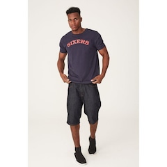 Camiseta NBA Estampada Philadelphia 76Ers - Masculina - Foto 3