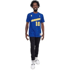 Camiseta Mitchell & Ness Especial Golden State Warriors Tim Hardaway - Masculina - Foto 1