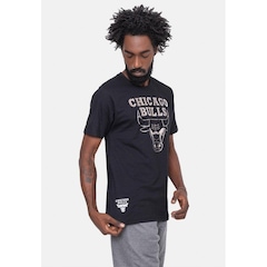 Camiseta NBA Silver Logo Chicago Bulls - Masculina - Foto 1