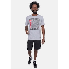 Camiseta Nba Since Time Houston Rockets Mescla - Masculina - Foto 2