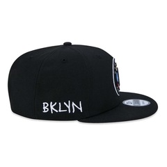 Boné Aba Curva New Era 9Fifty Brooklyn Nets City Edition - Snapback - Adulto - Foto 2